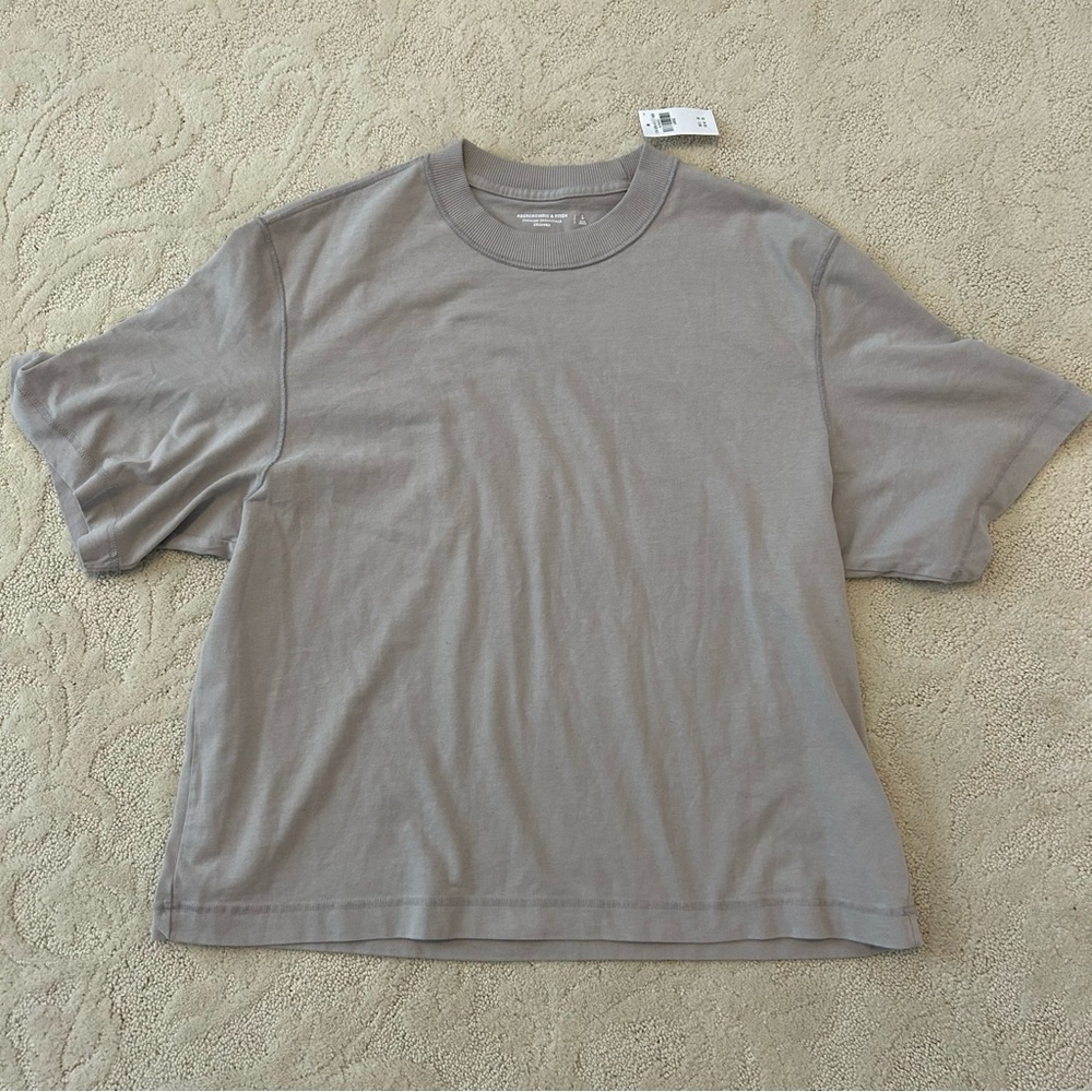 COPY - Abercrombie and Fitch Men’s Premium Essentials Cropped Tee